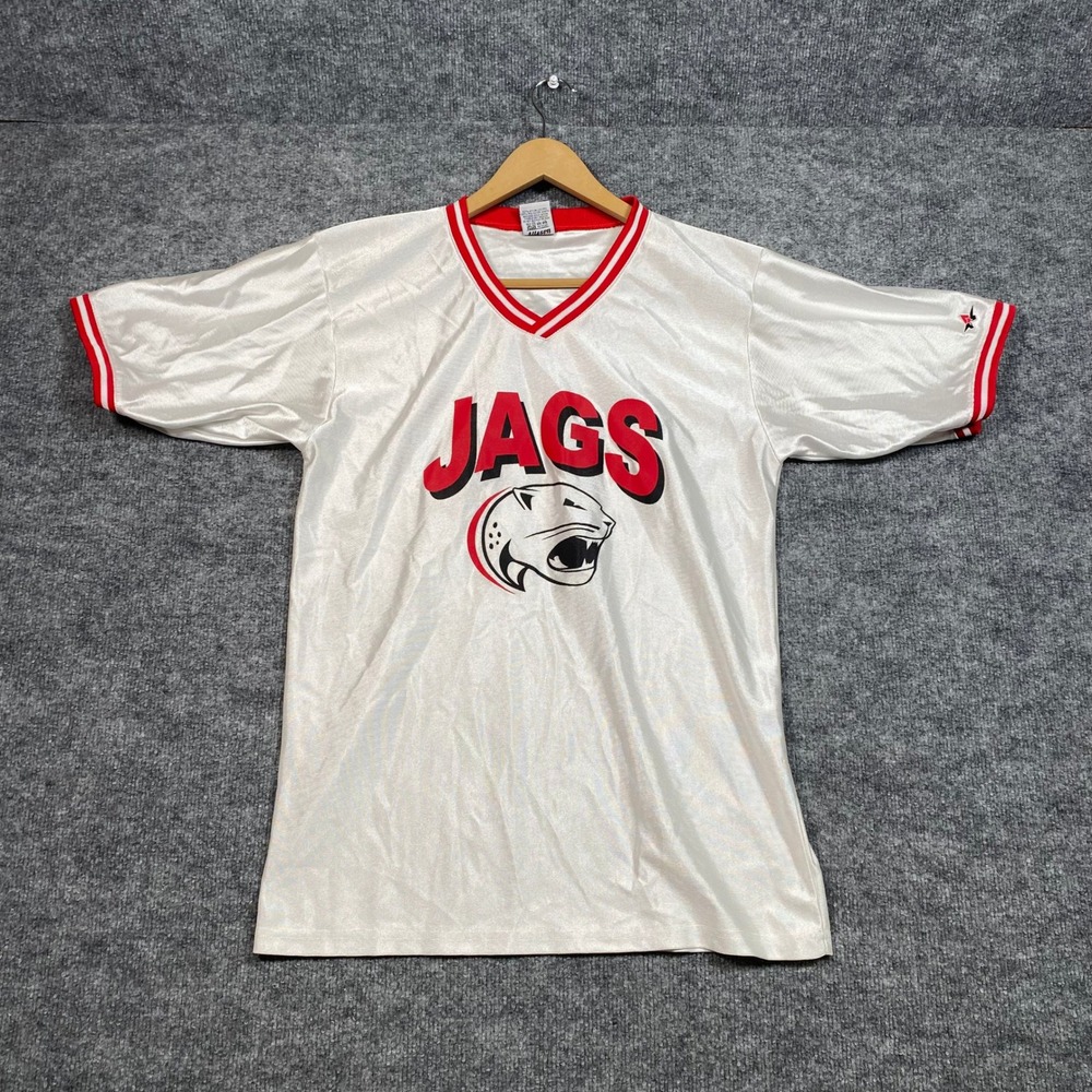 Vintage Alleson Athletic South Alabama Jaguars Jags Jersey White Red Mens Small
